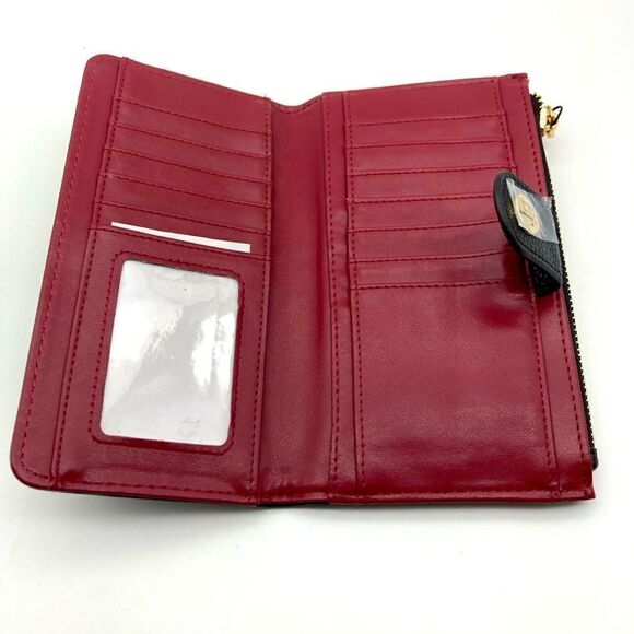 NWT Ellen Tracy Pebble Grain Collection Continental Clutch - Picture 4 of 8